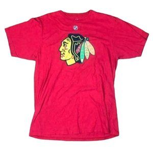 Chicago Blackhawks NHL Reebok T-Shirt Men's L Red Kane 88